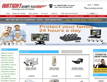 Tablet Screenshot of airtightsecurityplus.com